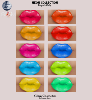 Second Life Marketplace - ***Glam Makeup (Neon Collection GENUS)***